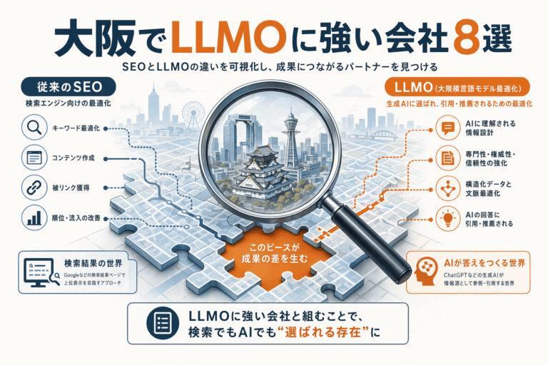 大阪でLLMOに強い会社8選