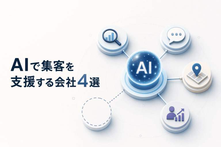 AIで集客を支援する会社4選